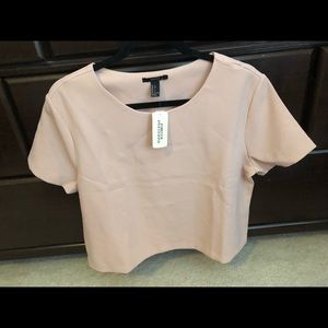 BAND NEW slightly cropped Blush Forever 21 Top